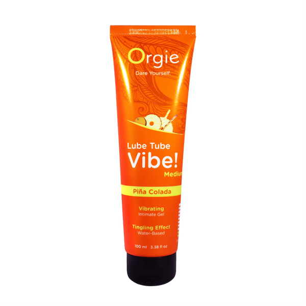 Лубрикант с эффектом вибрации Orgie Lube Tube Vibe Medium Pina Colada, 100 мл 17533