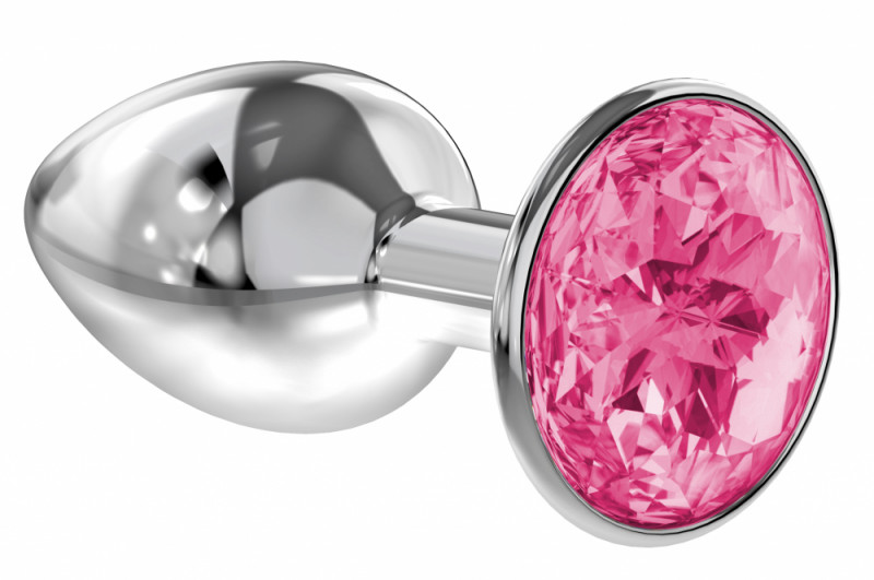 Анальная пробка Diamond Pink Sparkle Small 4009-03Lola